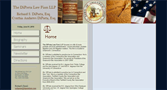 Desktop Screenshot of dipretalaw.com